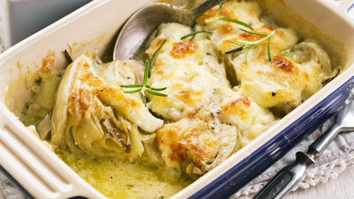 Indivia al forno con formaggio