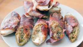 Radicchio di Treviso al forno con pancetta