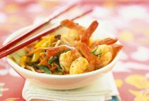 zucchine e gamberetti