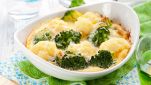 Broccoli e cavolfiori gratinati al forno con formaggio