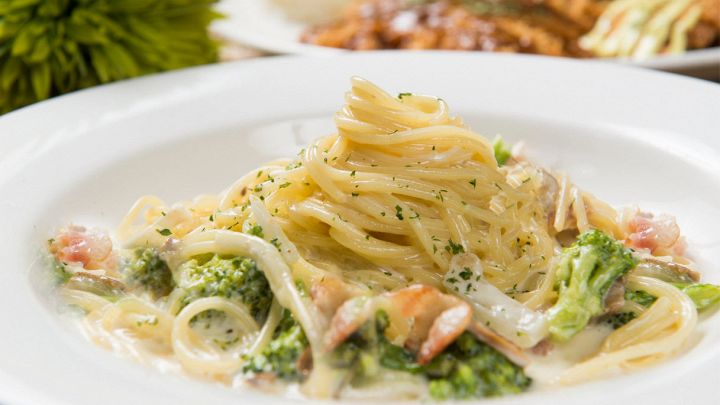 Pasta carbonara di broccoli