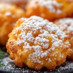 castagnole con zucchero a velo