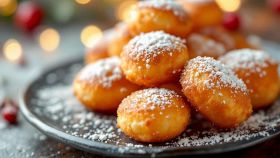 Palline dorate e "carnevalesche" che profumano tutta la cucina