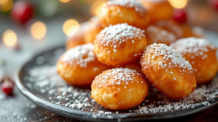 Palline dorate e "carnevalesche" che profumano tutta la cucina