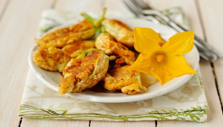 Fiori di zucca farciti