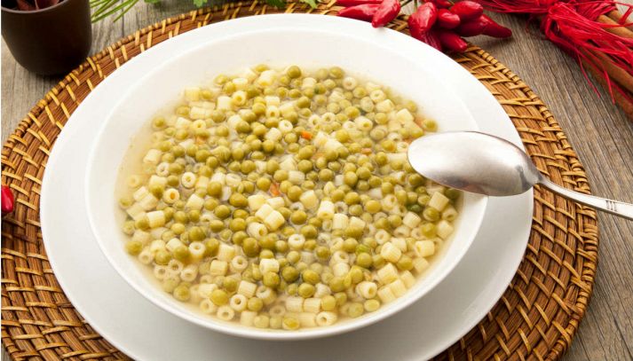 Pasta con piselli