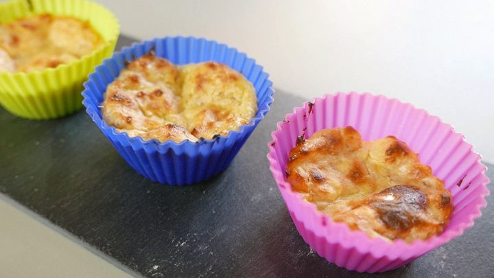 Tortino con cuore caldo di crema pasticcera