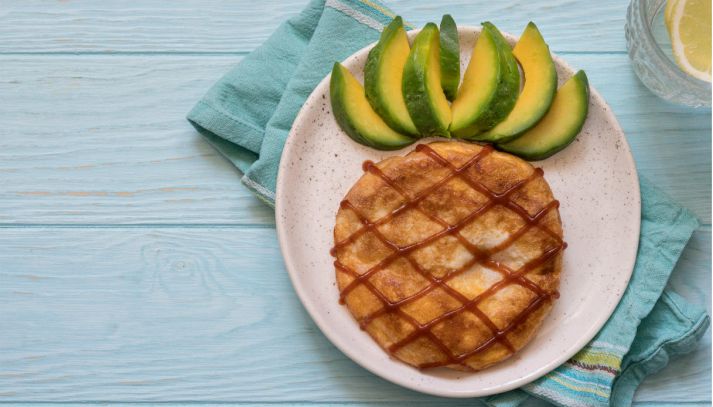 Frittata di patate a forma di ananas