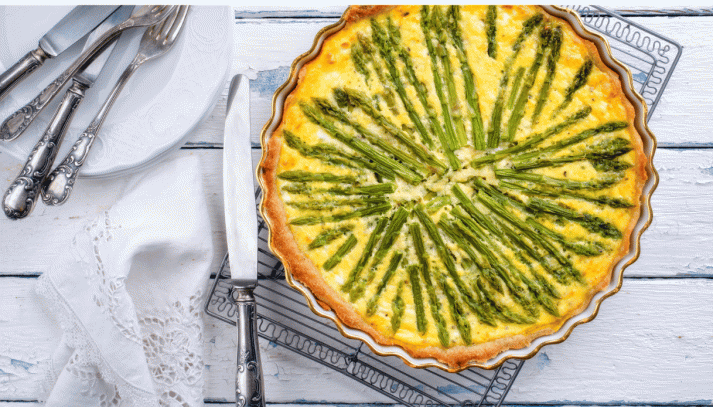 Crostata di asparagi torta salata