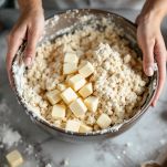Impasto torta sbriciolata ricotta e cioccolato