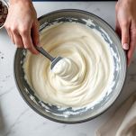 Crema per sbriciolata ricotta e cioccolato