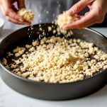 Base sbriciolata ricotta e cioccolato