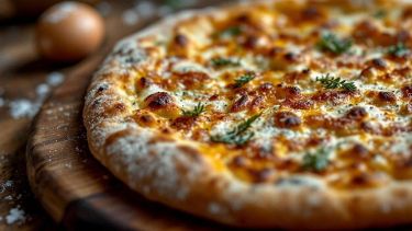 Focaccia romagnola dorata e soffice