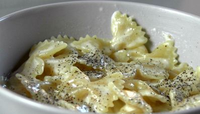 Pasta panna e parmigiano