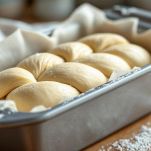 Cozonac in seconda lievitazione