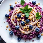 Risotto ai mirtilli pronto