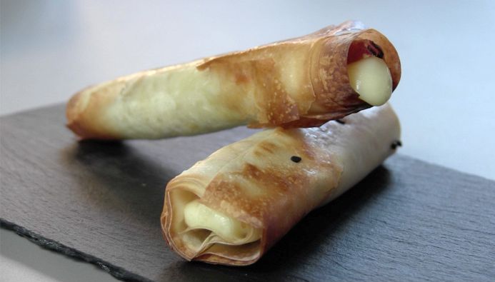 Sigari di prosciutto e brie