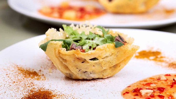 cestini di parmigiano