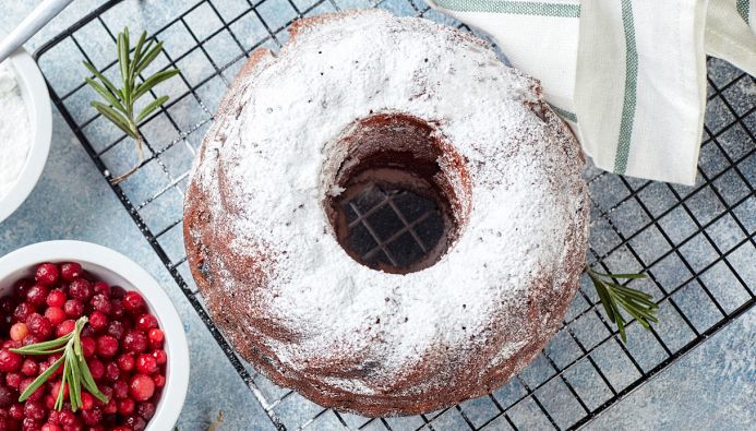 Torta 5 vasetti ripiena di cioccolato: ciambella senza bilancia