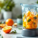 Frutta nel frullatore