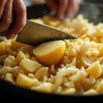 La preparazione delle patate