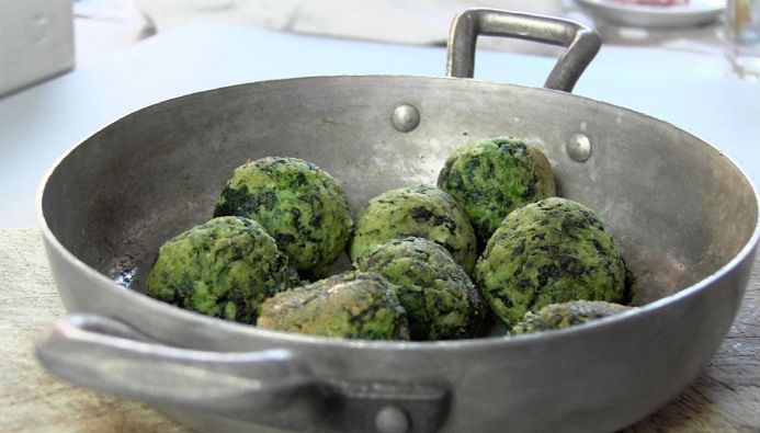 Polpette al forno con ricotta e spinaci