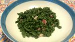 Spatzle spinaci con speck