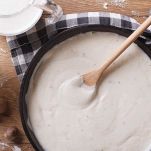 Besciamella in cottura