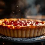 crostata di ciliegie in forno