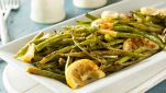 Fagiolini al forno con aglio e limone