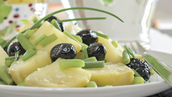 Fagiolini e patate in insalata