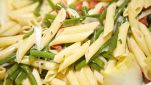 Insalata di pasta con pomodorini e fagiolini