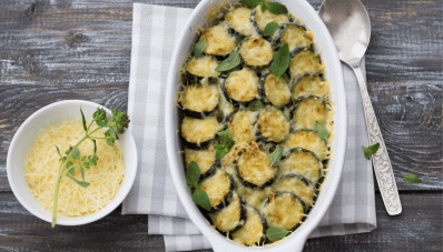Parmigiana di zucchine dietetica