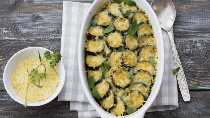 Parmigiana di zucchine dietetica