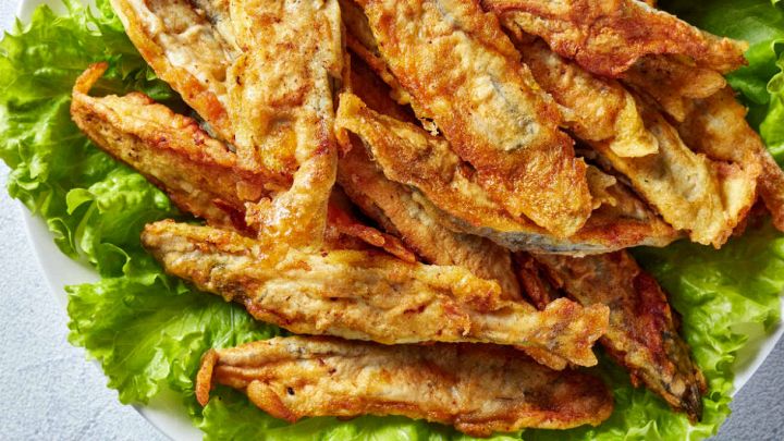 Foglie di salvia in pastella