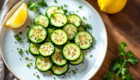 Zucchine crude marinate