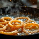 Frittura degli anelli di cipolla