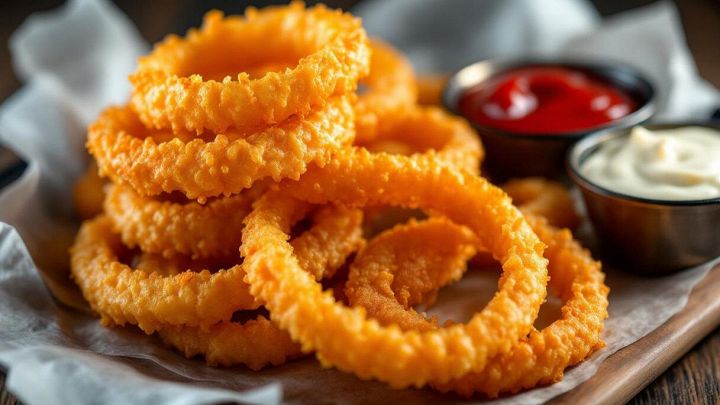 Anelli di cipolla fritti