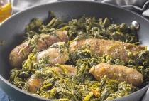 Cime di rapa e salsiccia