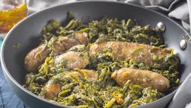 Cime di rapa e salsiccia