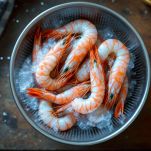 Preparazione dei gamberoni