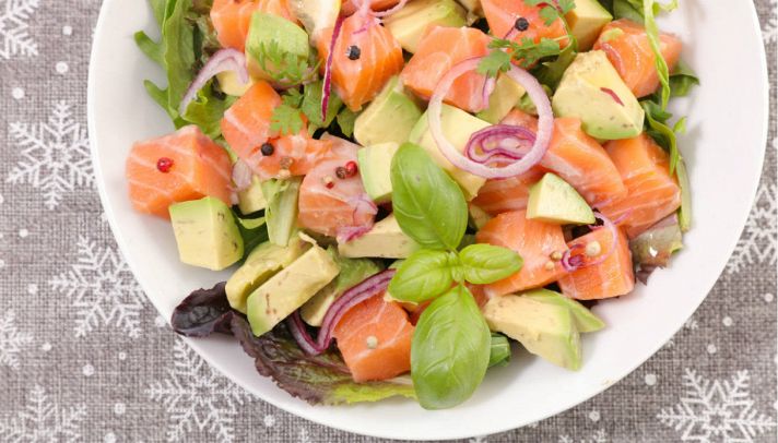 Ricetta Insalata di salmone, avocado e cipolle di Tropea ...