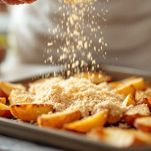 pangrattato sulle patate al forno croccanti