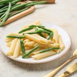 Pennette con fagiolini