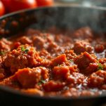 Passata di pomodoro nel ragù