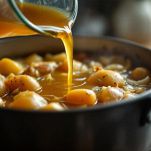 Zuppa di patate e cipolle