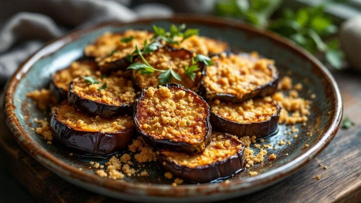 Melanzane in padella con pangrattato