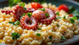 Risotto con il polpo