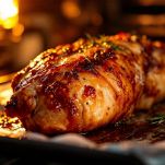 Cottura del maiale in forno