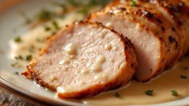 Arrosto di maiale al latte affettato.